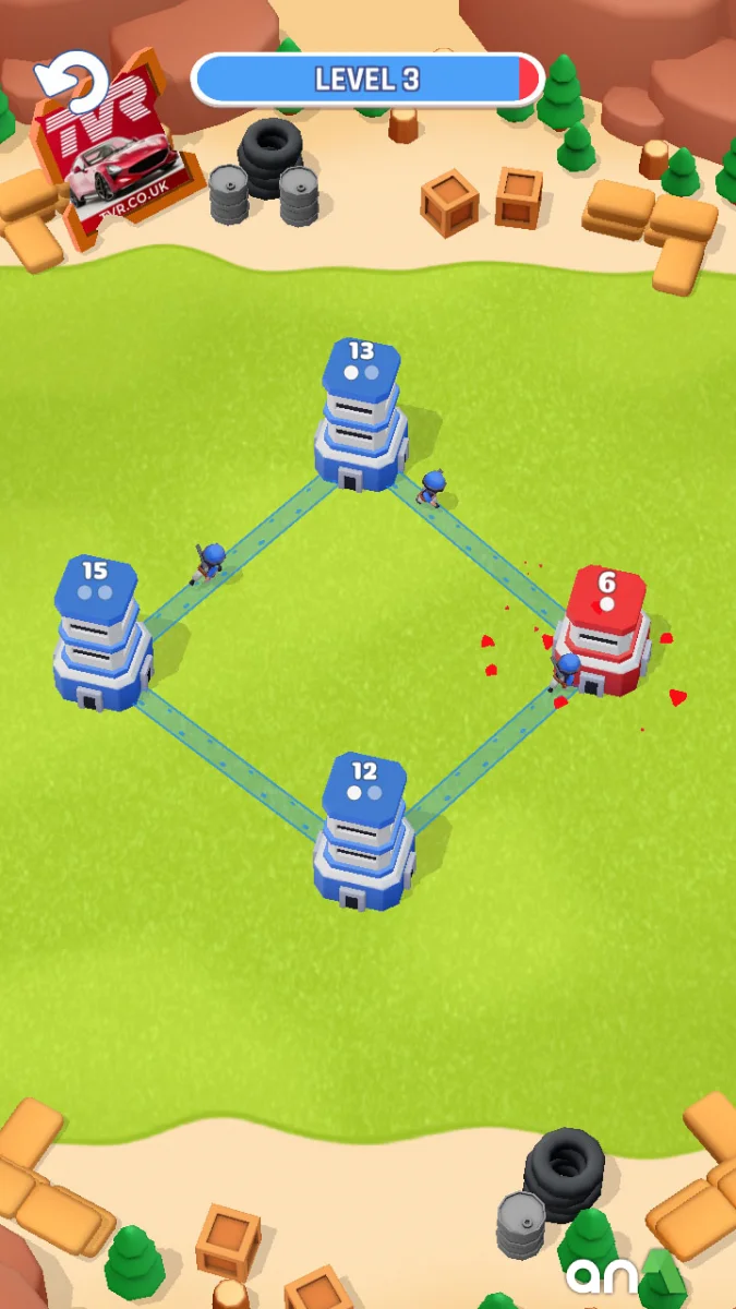 Tower War Mod APK ảnh chơi game 5