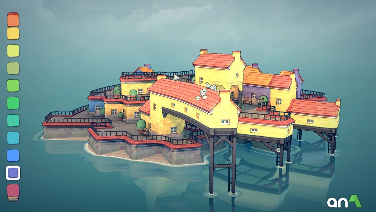 Townscaper Mod APK ảnh chơi game 2