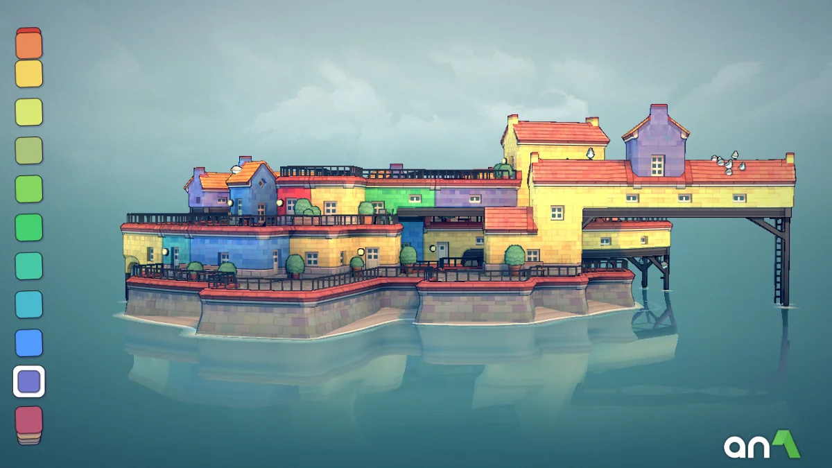 Townscaper Mod APK ảnh chơi game 3