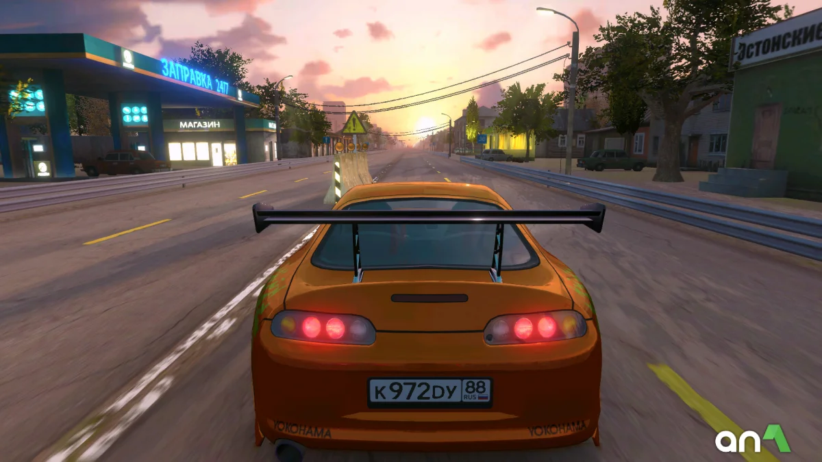 Traffic Racer Russian Village Mod APK ảnh chơi game 1
