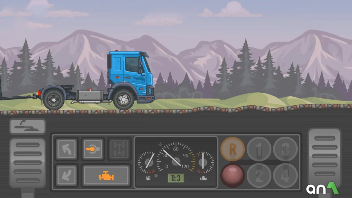Trucker and Trucks Mod APK ảnh chơi game 2