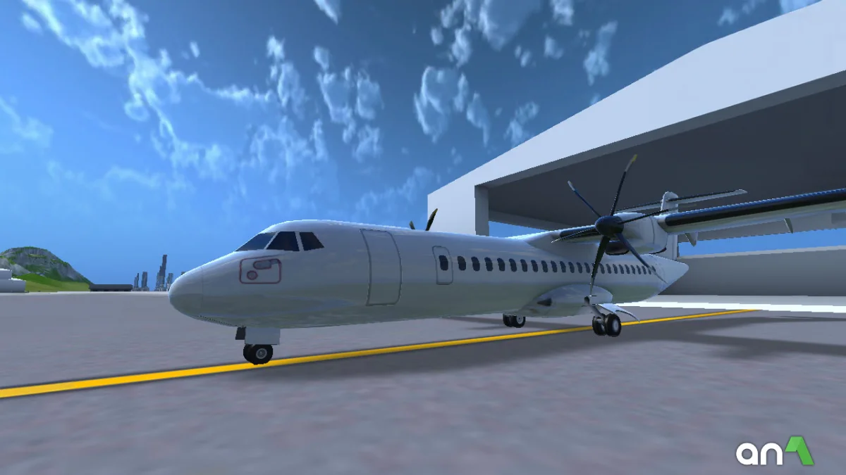 Turboprop Flight Simulator Mod APK ảnh chơi game 1