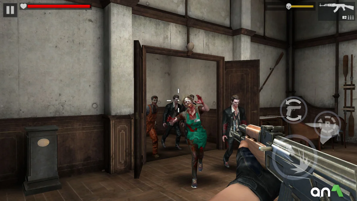 Zombie Fire 3D Mod APK ảnh chơi game 1