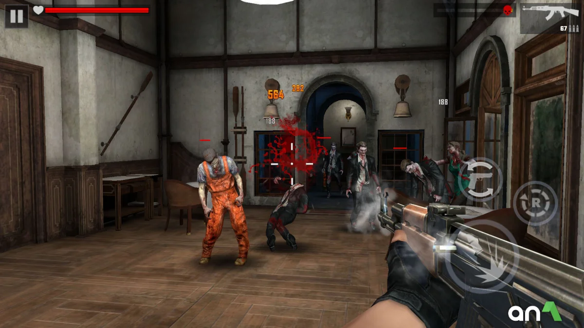 Zombie Fire 3D Mod APK ảnh chơi game 4