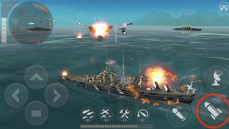 mod warship battle