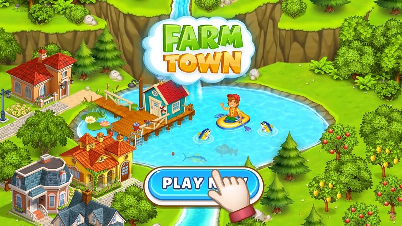 Farm Town: Happy farming Day Mod Apk (Mod Vô Hạn Tiền)