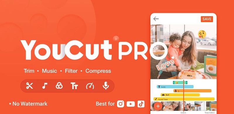 YouCut Mod Apk (Mod Mở Khóa Pro)