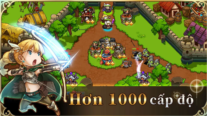 Crazy Defense Heroes Mod Apk (Mod Vô Hạn Tài Nguyên)