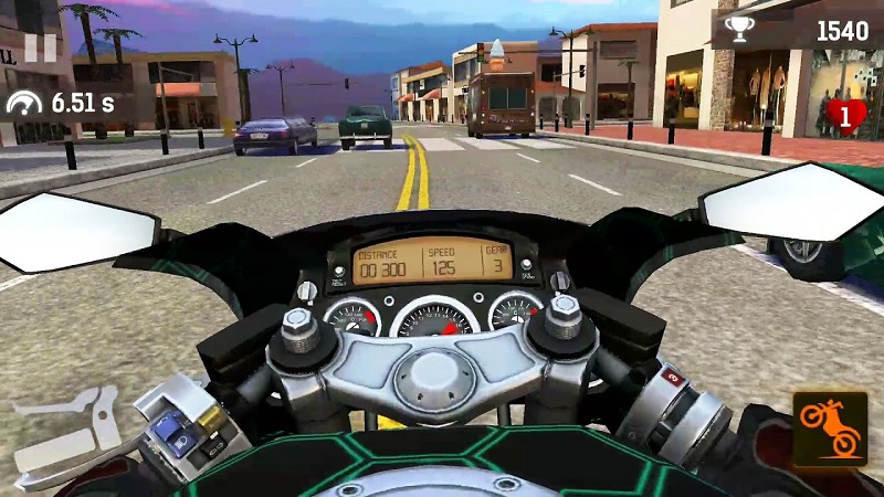 Mod Moto Rider GO Highway Traffic