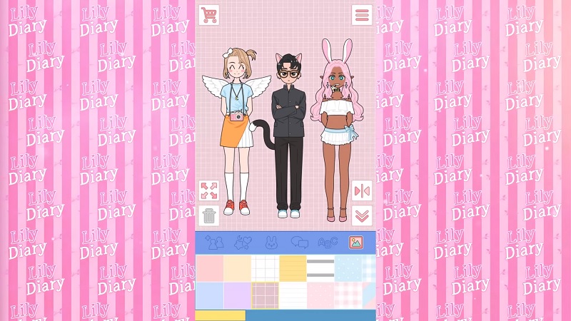 mod Lily Diary Dress Up Game