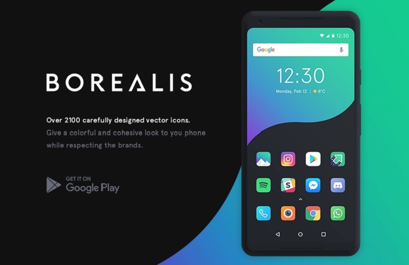 Borealis – Icon Pack Mod Apk (Mod Mở Khóa Tất Cả)