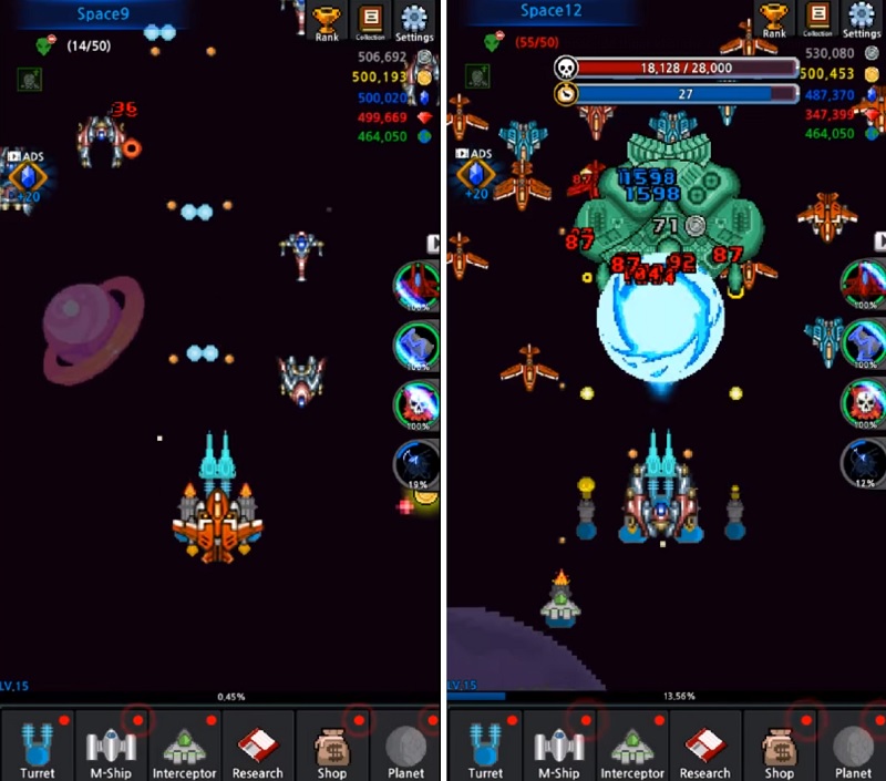 Grow Spaceship VIP Galaxy Battle mod apk