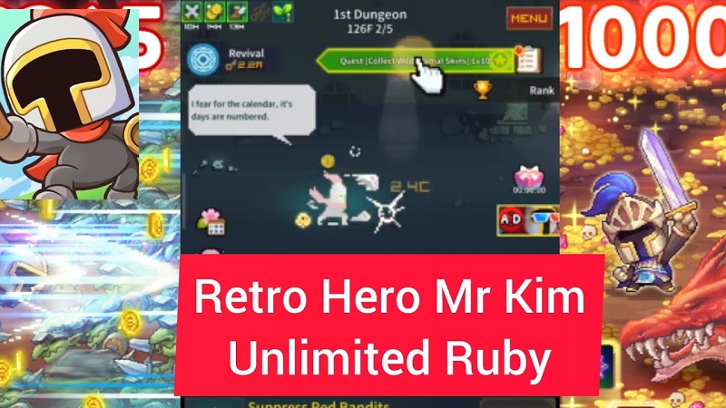 Retro Hero Mr Kim Mod Apk (Mod Vô Hạn Tiền)