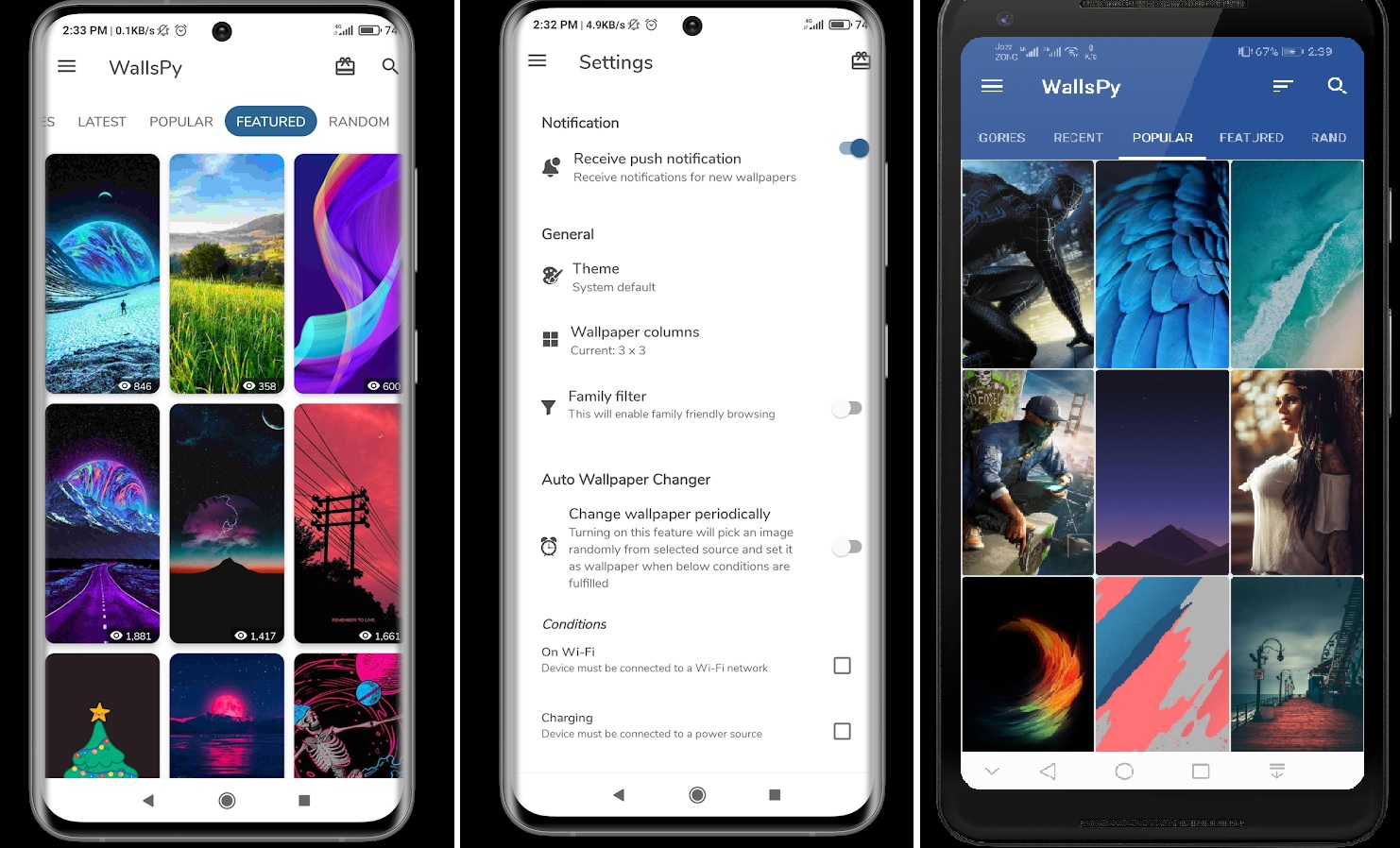 WallsPy Mod Apk (Mod Mở Khóa Premium)