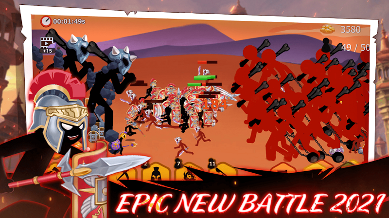 Stickman Battle 2 Empires War Mod