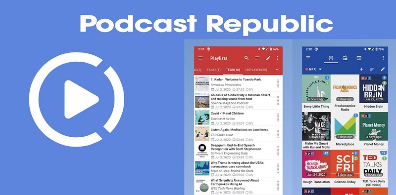 Podcast Republic Mod Apk (Mở khóa Premium)