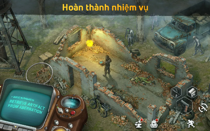 Dawn of Zombies Mod Apk (Mod Max Lvl/ Miễn phí Chế Tạo/ Xây Dựng)