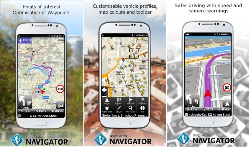 mapfactor navigator gps navigation maps