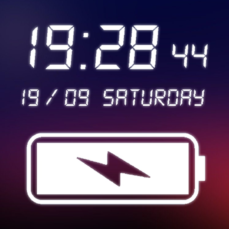 Digital Clock & Battery Charge Mod Apk (Mod Mở Khóa VIP)