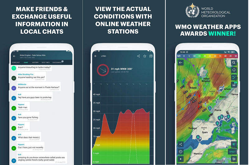 Windy.app Mod Apk (Mod Mở Khóa Pro)