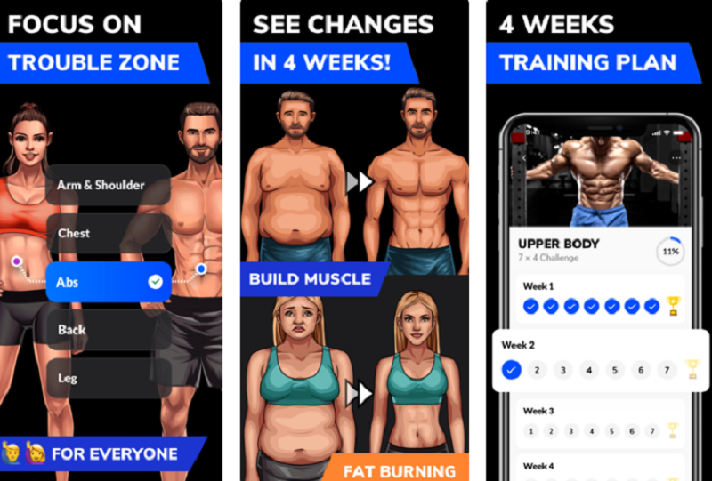 Home Workout – No Equipment Mod Apk (Mod Mở Khóa Premium)