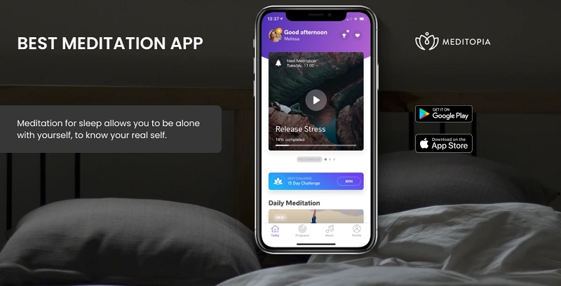 Meditopia: Anxiety, Breathing Mod Apk (Mod Mở Khóa Premium)