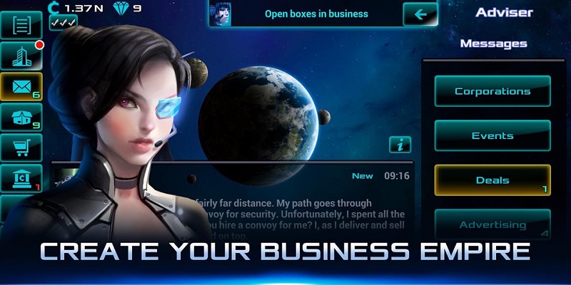 Idle Space Business Tycoon Mod Apk (Mod Vô Hạn Tiền)