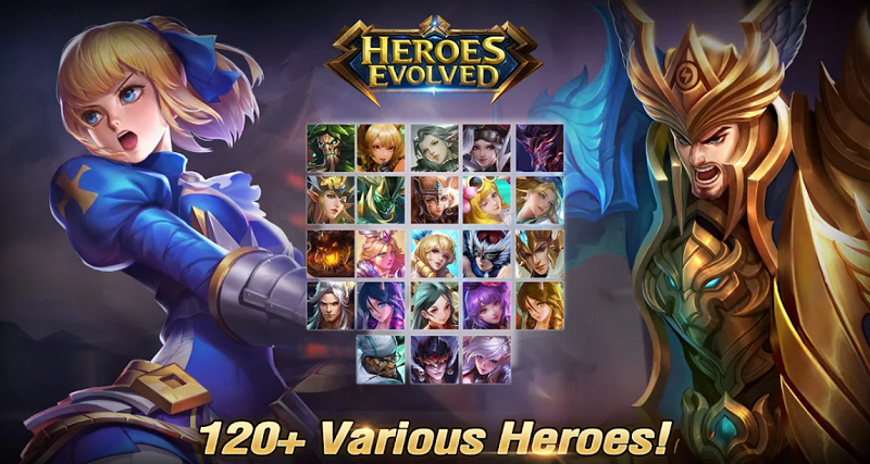 Heroes Evolved Mod Apk (Mod Hack Map/ Enemy Traps) 