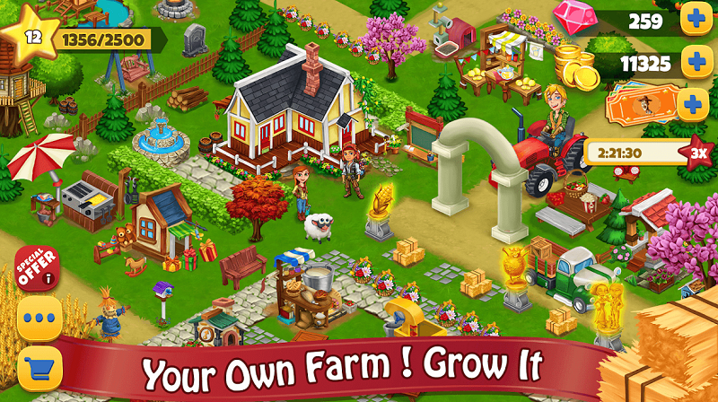 Farm Day Village Farming Mod Apk (Mod Vô Hạn Tiền)