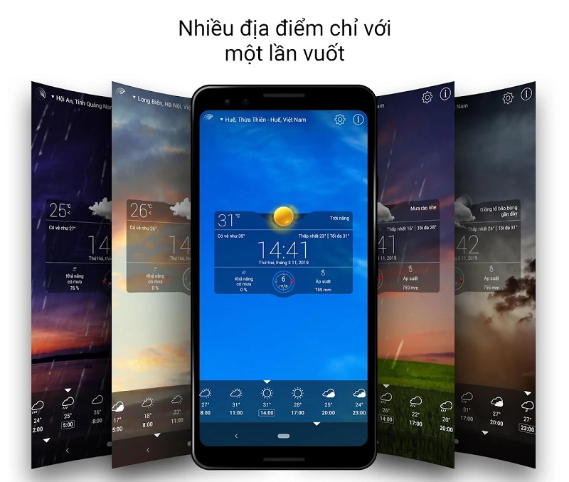 Weather Live Mod Apk (Mod Mở Khóa Premium/ Extra)