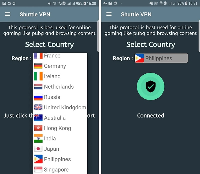 mod VPN Shuttle VPN