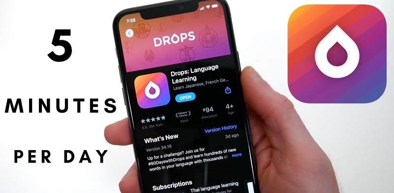 Drops Language Learning Mod Apk (Mod Mở Khóa Premium)