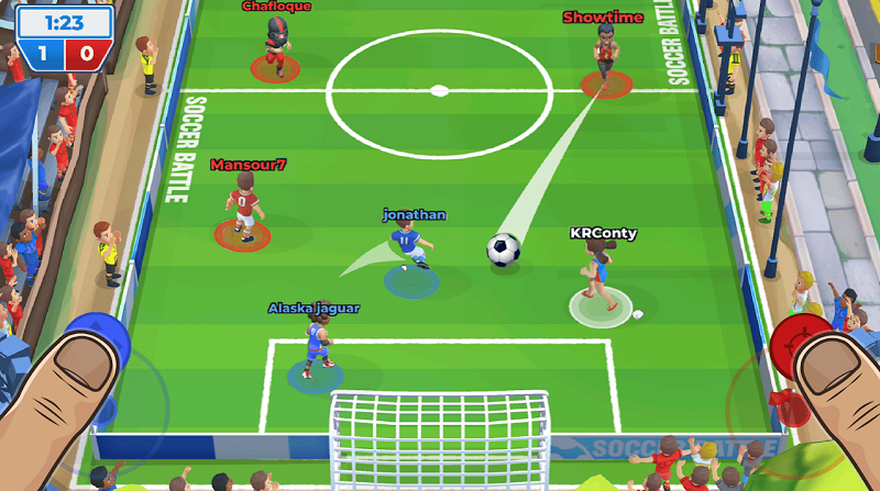 Mod Soccer Battle PvP 3v3