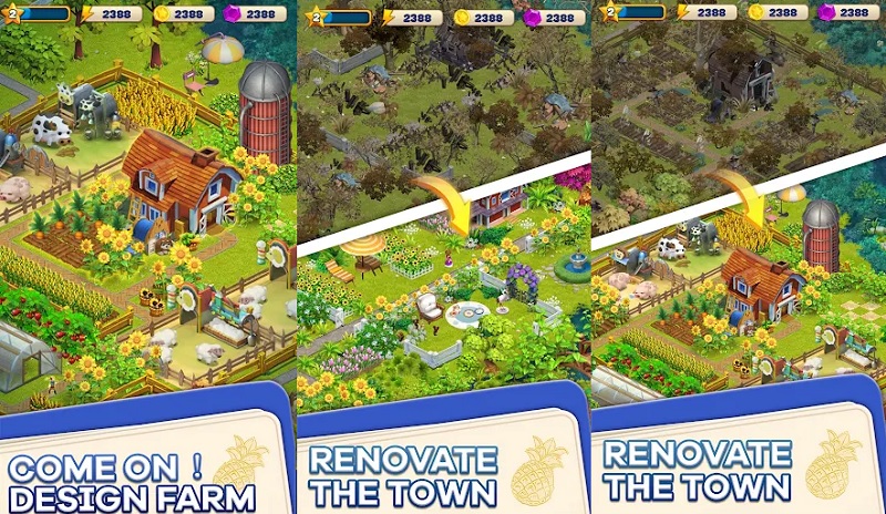 Merge Town Design Farm Mod