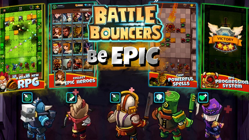 Battle Bouncers: Legion of Breakers Mod Apk (Mod High Damage/MP)