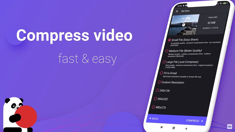 Video Compressor Panda Mod Apk (Mod Mở Khóa Premium)
