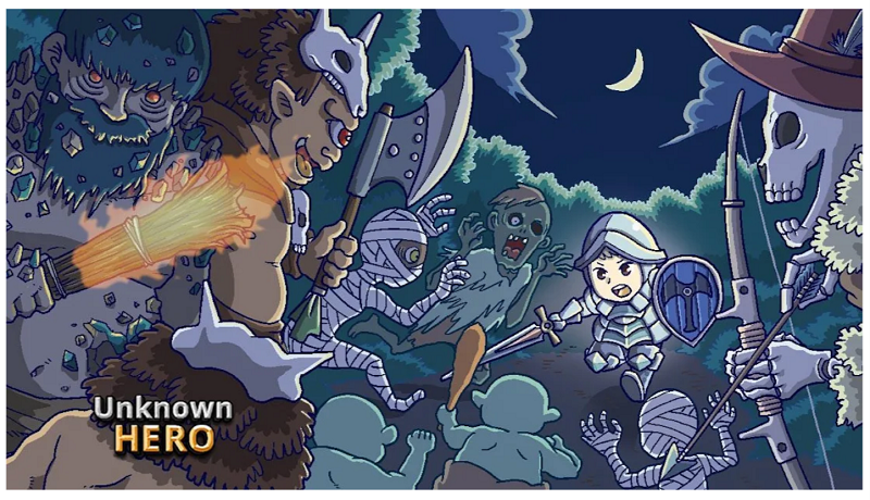 Unknown HERO Mod Apk (Mod Hồi Chiêu, Sát Thương)