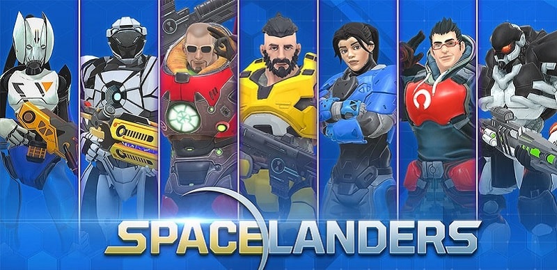 Spacelanders: Sci-Fi Shooter Mod Apk (Mod Vô Hạn Đạn)